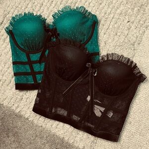 NWT Victoria’s Secret Bustier/Corset Bundle of 2